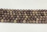 CKU341 15.5 inches 8mm round lepidolite gemstone beads wholesale