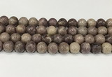 CKU343 15.5 inches 12mm round lepidolite gemstone beads wholesale