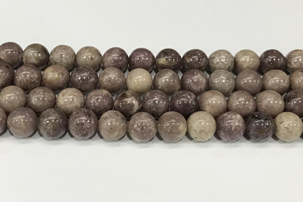 CKU343 15.5 inches 12mm round lepidolite gemstone beads wholesale