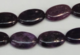 CKU40 15.5 inches 12*20mm oval purple kunzite beads wholesale