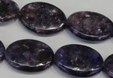 CKU42 15.5 inches 18*25mm oval purple kunzite beads wholesale