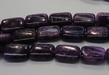 CKU44 15.5 inches 8*12mm rectangle purple kunzite beads wholesale