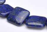 CLA02 Square 20*20mm deep blue dyed lapis lazuli gemstone beads