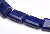 CLA05 Rectangle deep blue dyed lapis lazuli 12*16mm stone beads