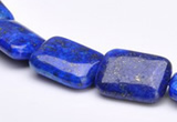 CLA06 Blue 13*18mm rectangle dyed lapis lazuli gemstone beads