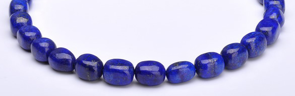 CLA42 10*10*15mm egg-shaped deep blue dyed lapis lazuli beads