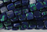 CLA447 15.5 inches 8*8mm square synthetic lapis lazuli beads