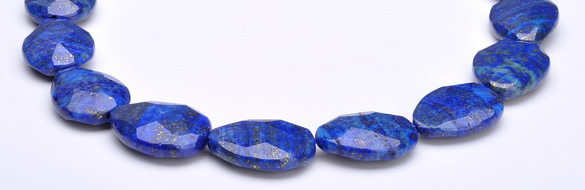 CLA45 19*25mm faceted teardrop deep blue dyed lapis lazuli beads