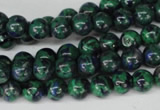 CLA480 15.5 inches 8mm round synthetic lapis lazuli beads