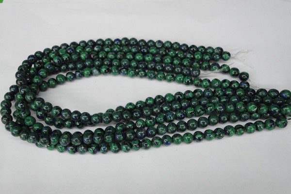 CLA480 15.5 inches 8mm round synthetic lapis lazuli beads