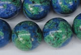 CLA486 15.5 inches 20mm round synthetic lapis lazuli beads