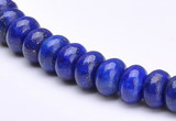 CLA50 5*8mm roundel deep blue dyed lapis lazuli beads Wholesale