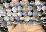 CLB1039 15.5 inches 12mm faceted coin labradorite beads wholesale