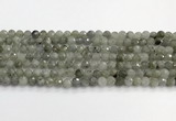 CLB1075 15.5 inches 6mm faceted round labradorite beads