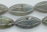 CLB110 15.5 inches 15*30mm marquise labradorite gemstone beads wholesale