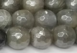 CLB1126 15 inches 8mm faceted round AB-color labradorite beads