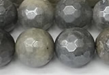 CLB1127 15 inches 10mm faceted round AB-color labradorite beads