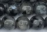 CLB1160 15 inches 8mm round black labradorite beads, 2mm hole