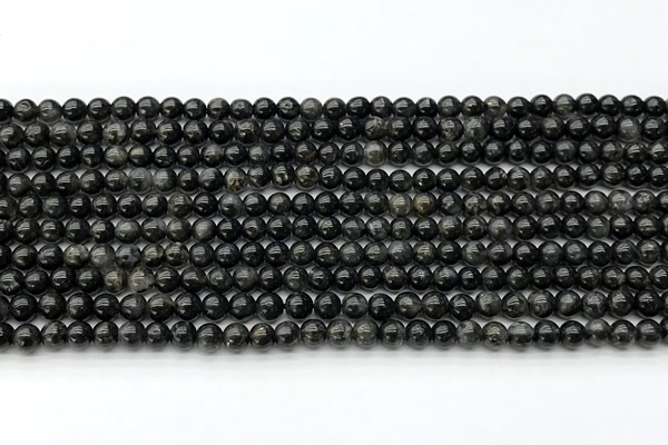 CLB1165 15 inches 4mm round hornblende beads