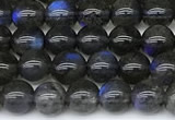 CLB1180 15 inches 5mm round labradorite gemstone beads