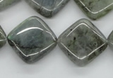 CLB120 15.5 inches 20*20mm diamond labradorite gemstone beads wholesale