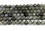 CLB1250 15 inches 8mm faceted round labradorite beads wholesale