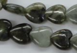 CLB130 15.5 inches 14*14mm heart labradorite gemstone beads wholesale