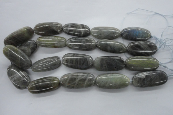 CLB136 15.5 inches 20*40mm oval labradorite gemstone beads