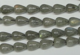 CLB152 15.5 inches 7*9mm teardrop labradorite gemstone beads