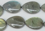 CLB159 15.5 inches 15*20mm flat teardrop labradorite gemstone beads