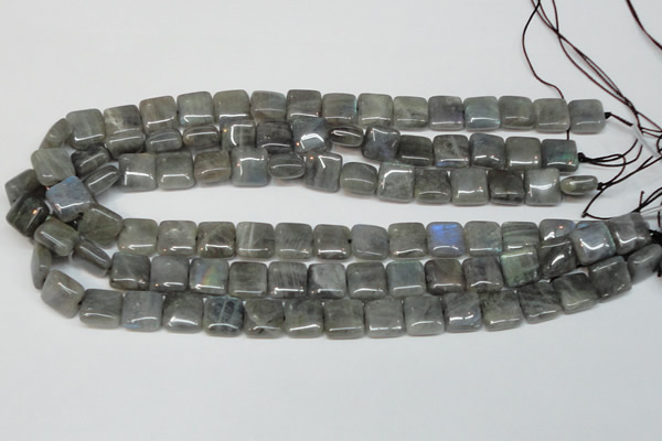 CLB162 15.5 inches 10*10mm square labradorite gemstone beads