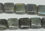 CLB164 15.5 inches 14*14mm square labradorite gemstone beads