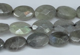 CLB187 15.5 inches 10*14mm faceted oval labradorite beads