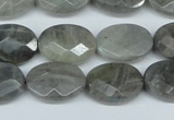 CLB188 15.5 inches 13*18mm faceted oval labradorite beads