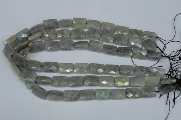 CLB197 15.5 inches 13*18mm faceted rectangle labradorite beads