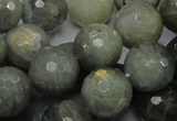 CLB25 15.5 inches 14mm faceted round labradorite gemstone beads