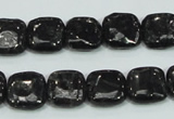 CLB306 15.5 inches 12*12mm square black labradorite gemstone beads