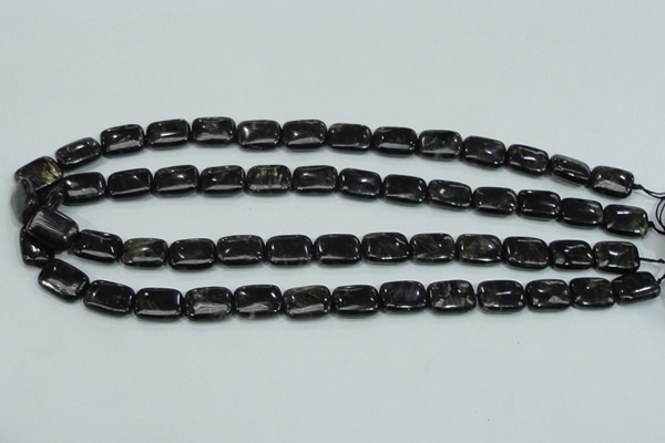 CLB309 15.5 inches 10*14mm rectangle black labradorite gemstone beads