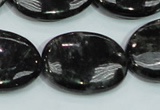 CLB313 15.5 inches 22*30mm oval black labradorite gemstone beads