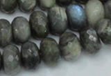 CLB33 15.5 inches 11*16mm faceted rondelle labradorite gemstone beads