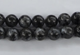 CLB352 15.5 inches 8mm round black labradorite beads wholesale