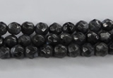 CLB361 15.5 inches 8mm faceted round black labradorite beads wholesale