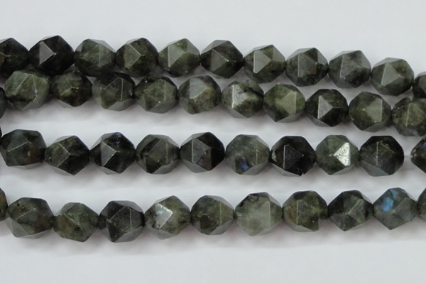 CLB456 15 inches 16mm faceted nuggets labradorite gemstone beads