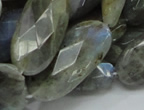 CLB47 15.5 inches 15*30mm faceted oval labradorite gemstone beads