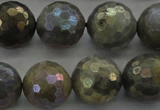 CLB616 15.5 inches 16mm faceted round AB-color labradorite beads