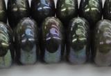 CLB622 15.5 inches 10*20mm rondelle AB-color labradorite beads