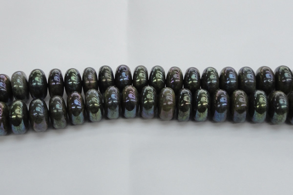 CLB622 15.5 inches 10*20mm rondelle AB-color labradorite beads