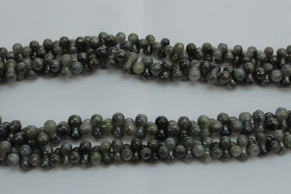 CLB631 15.5 inches 6*12mm bone AB-color labradorite beads