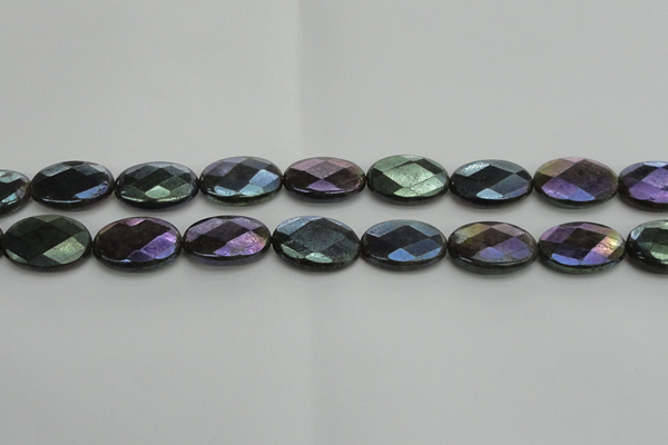 CLB659 15.5 inches 12*16mm faceted oval AB-color labradorite beads