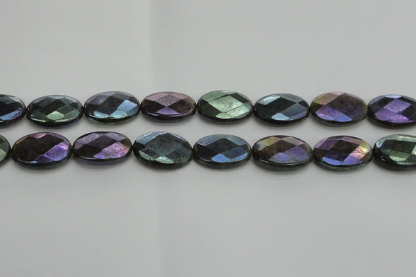 CLB660 15.5 inches 13*18mm faceted oval AB-color labradorite beads